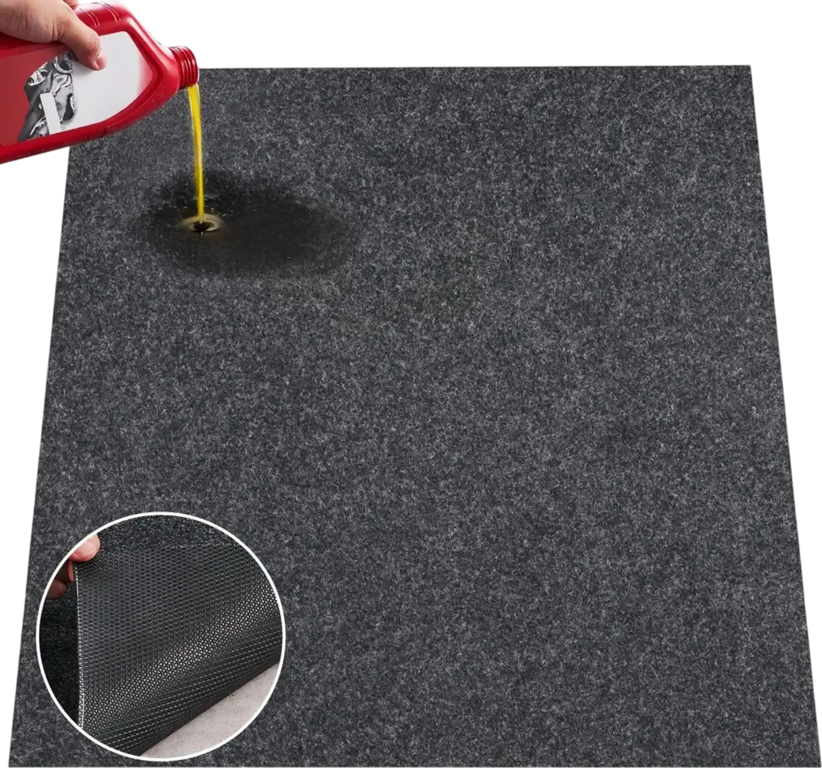 Vevor Garage Floor Mat Waterproof 4.9' x 6' Heavy Duty Containment Mat New