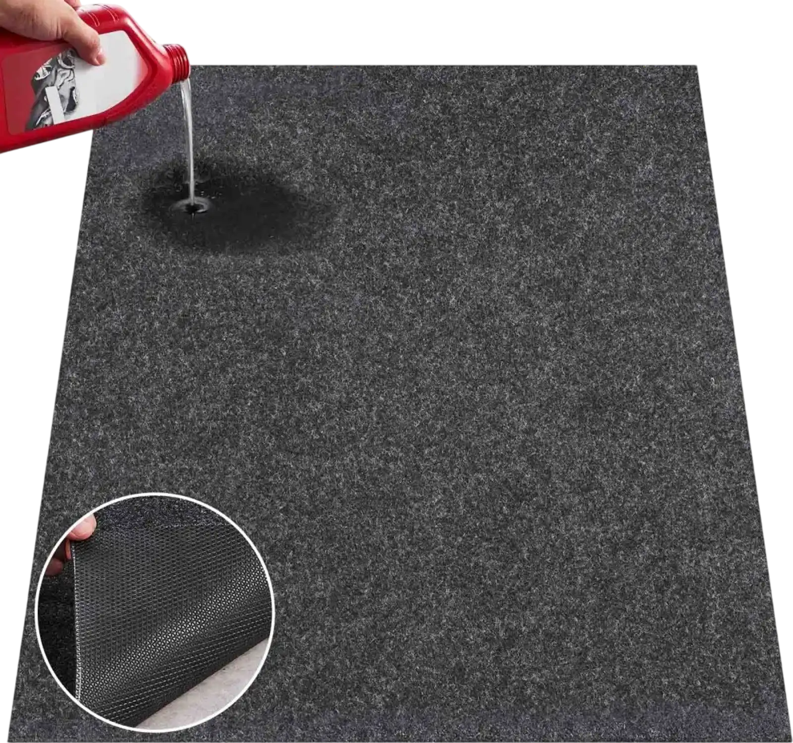 Vevor Garage Floor Mat 7.5' x 20' Waterproof Heavy Duty Containment Mat New