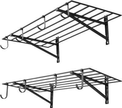 Vevor Wall Shelving 2-Tier Heavy Duty Garage Storage Rack 24