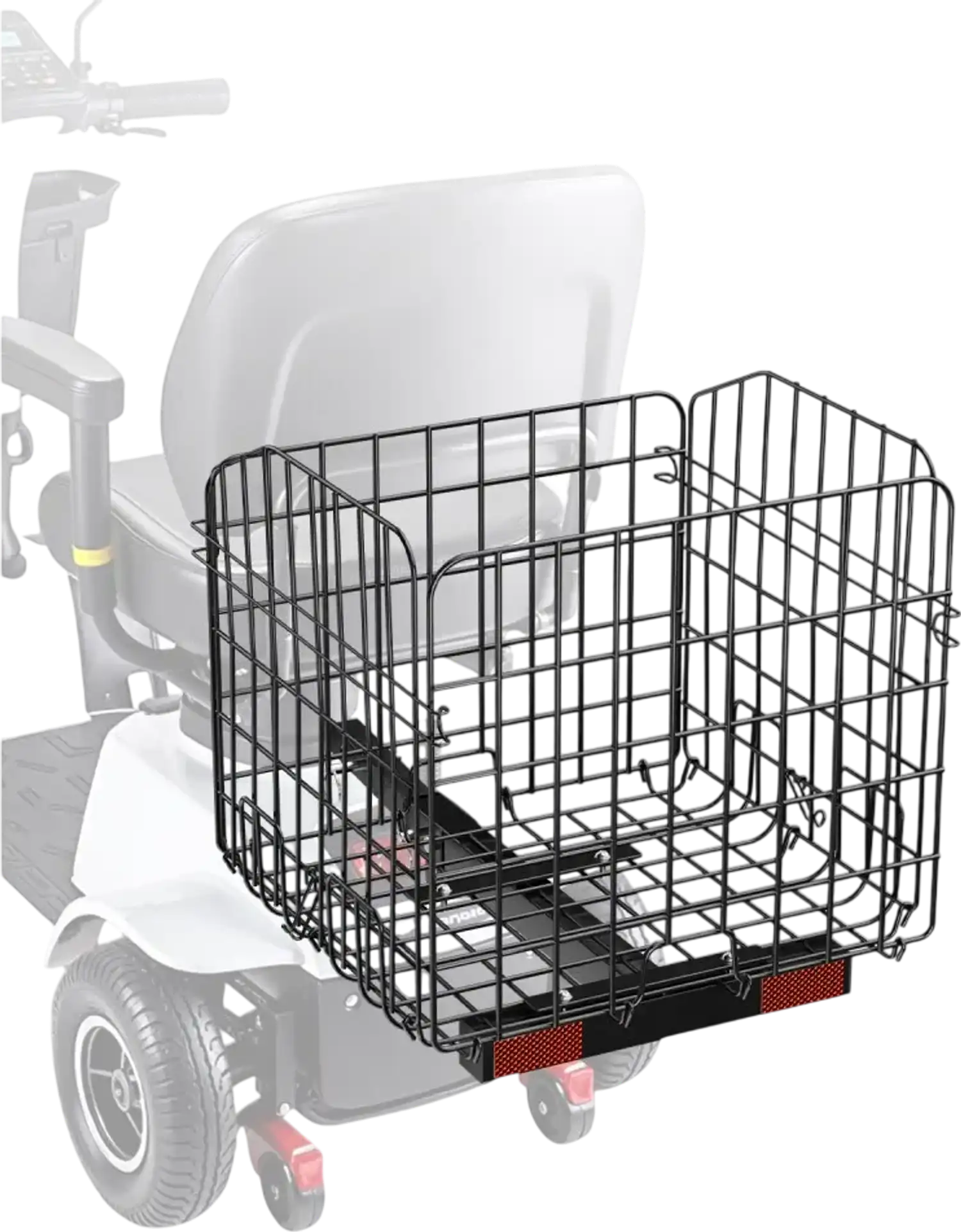 Vevor Scooter Rear Basket Folding Metal Wire Cargo Basket for 1