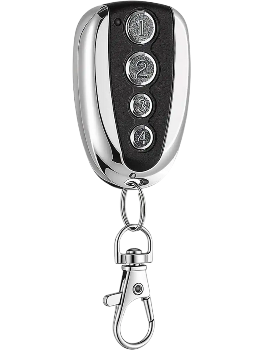 VEVOR Garage Door Opener Remote 4-Button Garage Clicker Remote 115 ft Range, Replacement for ZTQ800, ZTQ1000, ZTQ-1/2HP, ZTQ-3/4HP & EIKIA600, 4-Door Control, 12V 27Ah Battery, Rolling Code Encryption
