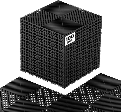Vevor Drainage Mats Interlocking 100-Pack 12