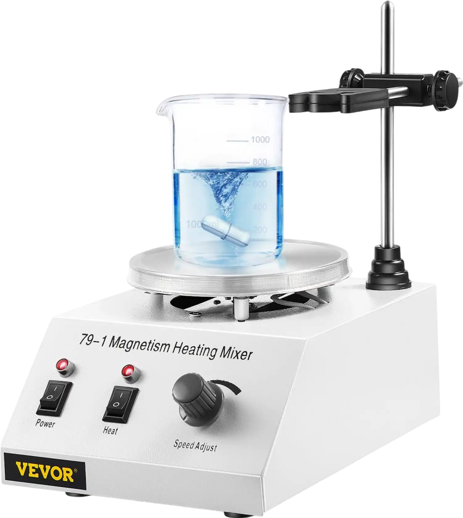 Vevor Magnetic Stirrer Hot Plate 1L Speed Control New