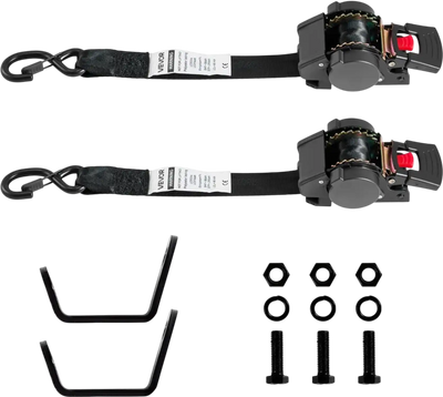 Vevor Wheel Chock Tie-Down Kit Car Tie Down System 48