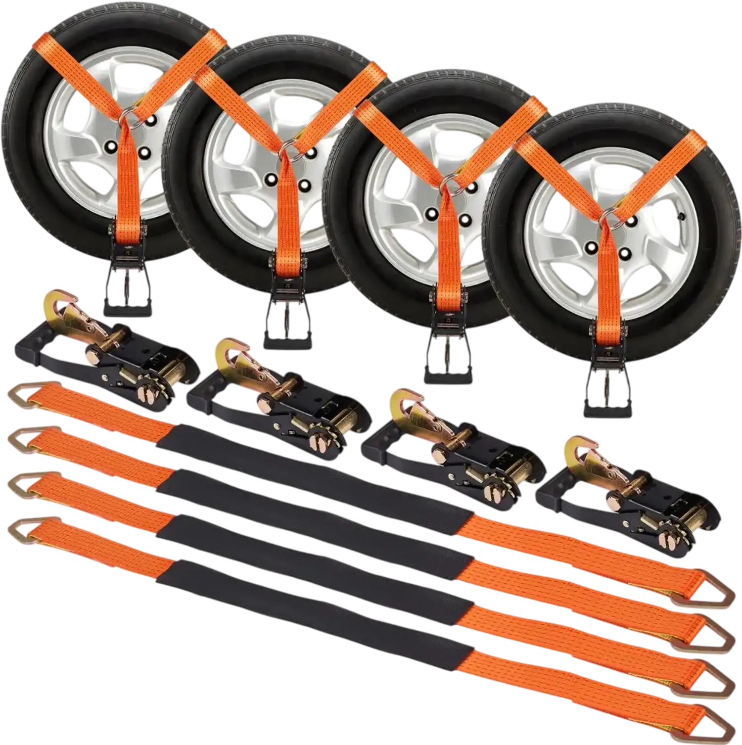 Vevor Ratchet Tie-Down Straps Kit 1.57