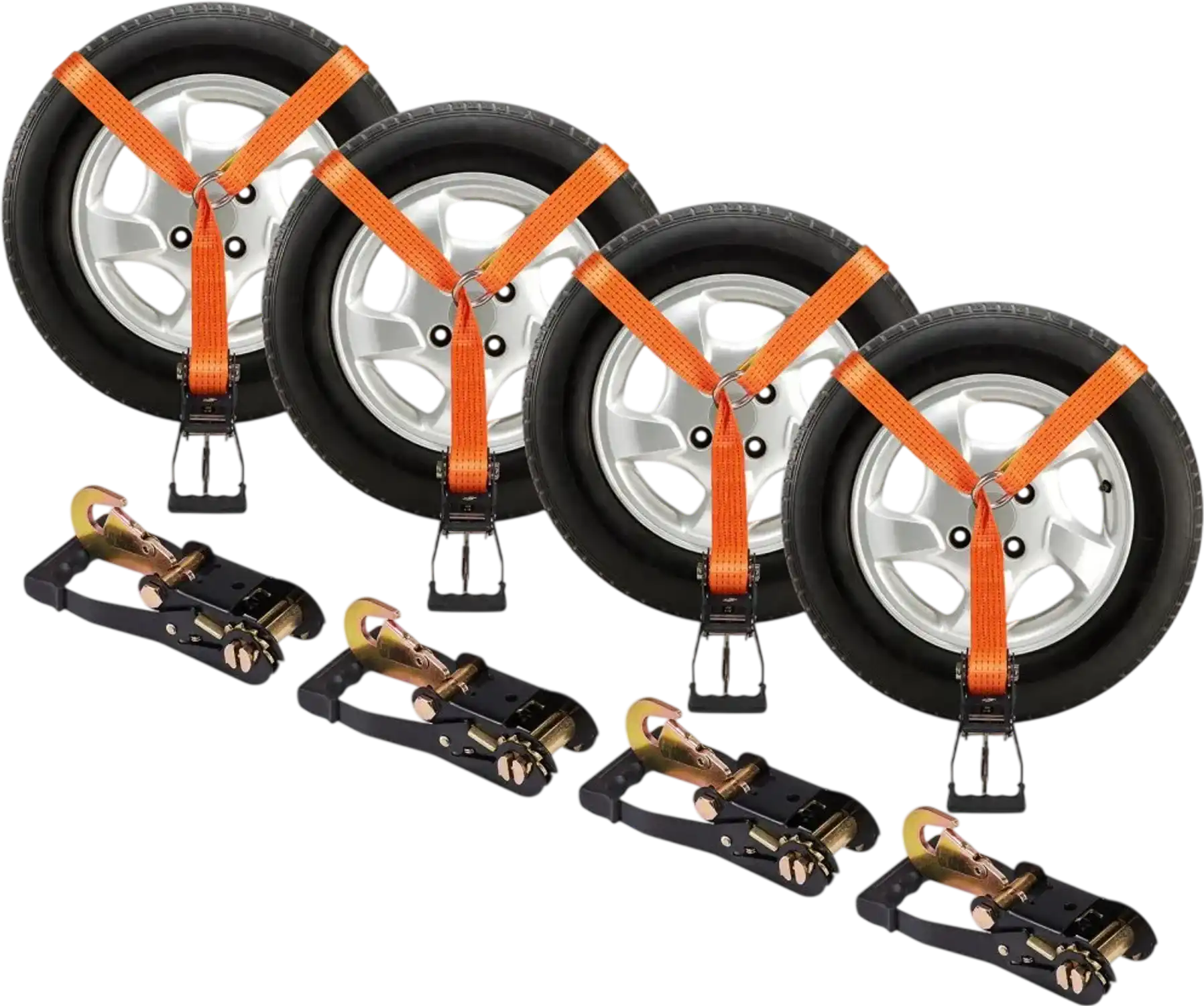 Vevor Ratchet Tie Down Straps Lasso Style 2
