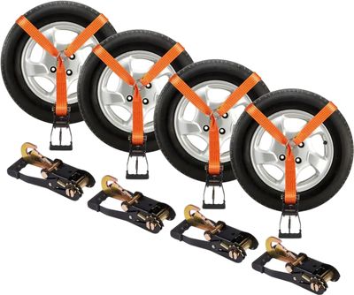 Vevor Ratchet Tie Down Straps Lasso Style 2