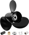 VEVOR Outboard Propeller, Upgrade OEM 15 Spline Tooth Aluminum Outboard Boat Propeller Fit Mercury/Mariner Engines 135-300 HP, 4-3/4" Gearcase, 3-Blade, RH (Right Hand Rotation), OEM No. 48-832830A45