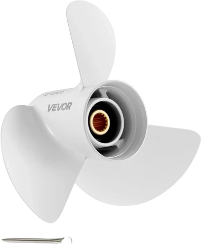 Vevor Outboard Propeller Aluminum 3-Blade RH 13-1/2 x 15 for Yamaha 60-130 HP New
