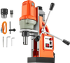 VEVOR Magnetic Drill Press, 1200 W, 1.5 in Boring Diameter, 2248 lbf Power Mag Drill Press, 900 RPM Speed, with Weldon Shank, Efficient Cooling, for Metal Surface, Industrial and Home Improvement