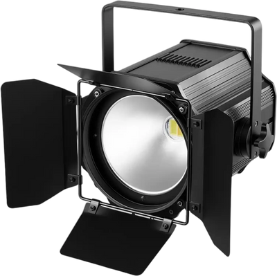 Vevor Stage Light 200W COB Par Light with Barn Doors Cool and Warm White Spotlight New