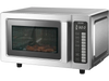VEVOR Countertop Microwave Oven, 0.9 Cu Ft, 1000W Digital Stainless Steel Microwave Oven with Touchscreen, 10 Cooking Presets, 5 Power Levels, Multi-Lock Door & Easy Clean Interior for Commercial Use
