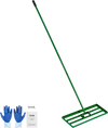 VEVOR Lawn Leveling Rake, 30"x10" Level Lawn Tool, Heavy-duty Lawn Leveler with 78" Steel Extended Handle, Yard Leveling Rake Suit for Garden, Golf Lawn, Farm