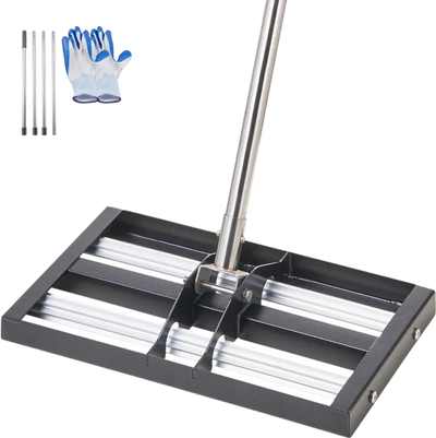 VEVOR Updated Lawn Leveling Rake with Roller, 17