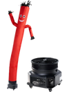 VEVOR Inflatable Tube Man with Blower, 10 ft Tall, Wacky Waving Wind Flying Inflatable Dancing Tube Guy with 3/4 HP IPX3 Waterproof Blower Fan, for Outdoor Advertising Business Store Decoration, Red