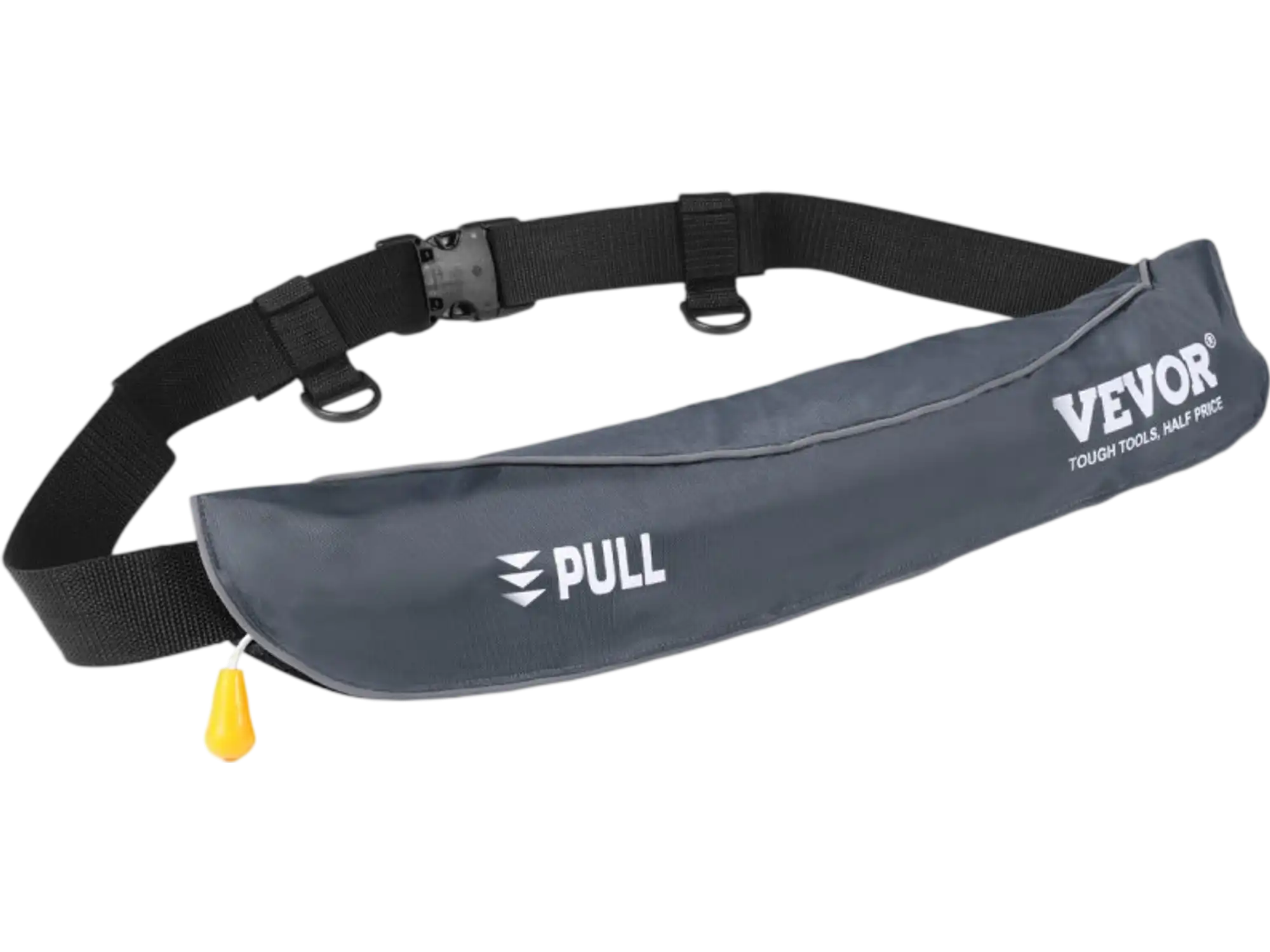 Vevor Inflatable PFD Belt Manual Belt Pack for Adults Gray New