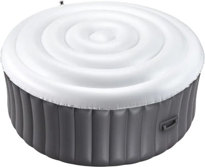 VEVOR Inflatable Hot Tub Cover, 5.4 Ft Round Hot Tub Cover Protector, Insulated Spa Covers for Inflatable Hottub, Weatherproof and Waterproof Energy Saving Lid for Outdoor Use, White