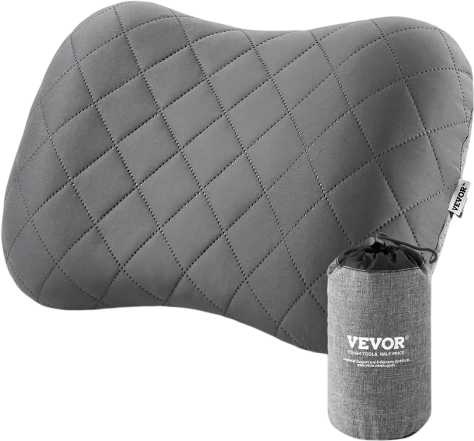Vevor Camping Pillow Inflatable Travel Pillow with Washable Cover 17.4 x 12.0 x 5.0
