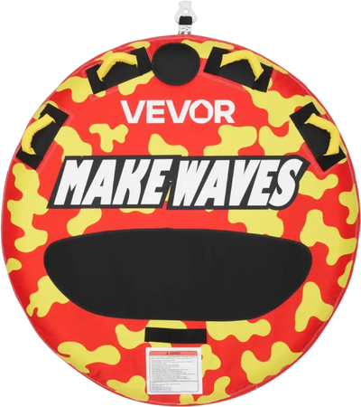 Vevor Towable Tube 2-Rider Inflatable Boat Tube 340 lbs New