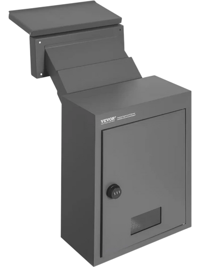 VEVOR Through The Wall Drop Box, Heavy Duty Steel Through The Wall Mailbox with 2.8-7.9