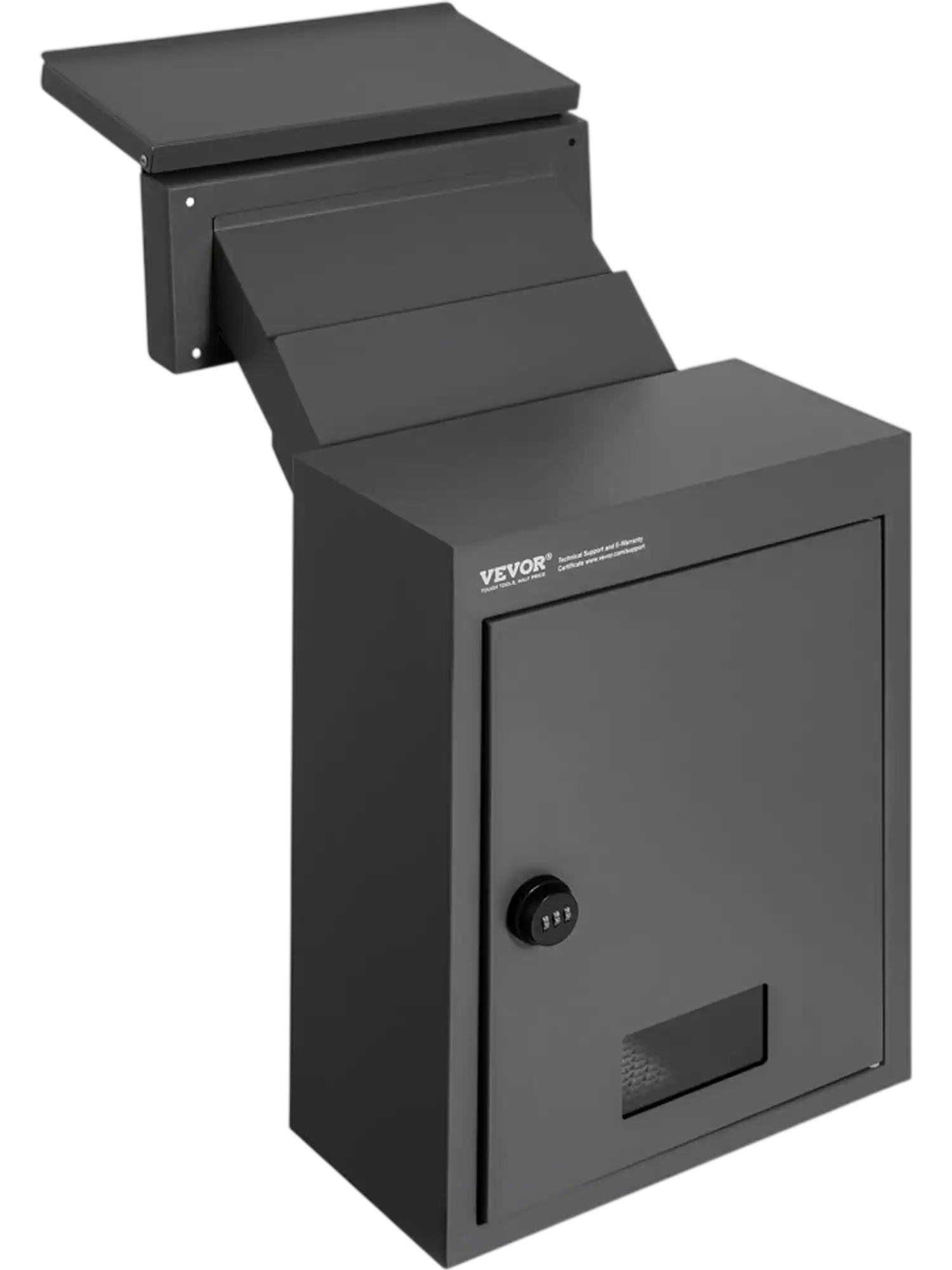 Vevor Mailbox Through-the-Wall Drop Box with Combination Lock 12.6