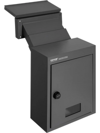 VEVOR Through The Wall Drop Box, Heavy Duty Steel Through the Wall Mailbox with 2.8-7.9