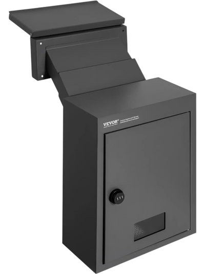 VEVOR Through The Wall Drop Box, Heavy Duty Steel Through the Wall Mailbox with 2.8-7.9