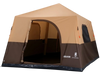 VEVOR Camping Tent, 8 Person Inflatable Cabin Tent with Rechargeable Pump, TPU Air Tube & 4 Large Mesh Windows, Portable Easy Setup Waterproof with Carry Bag for Family Outdoor Camping & Hiking, Beige