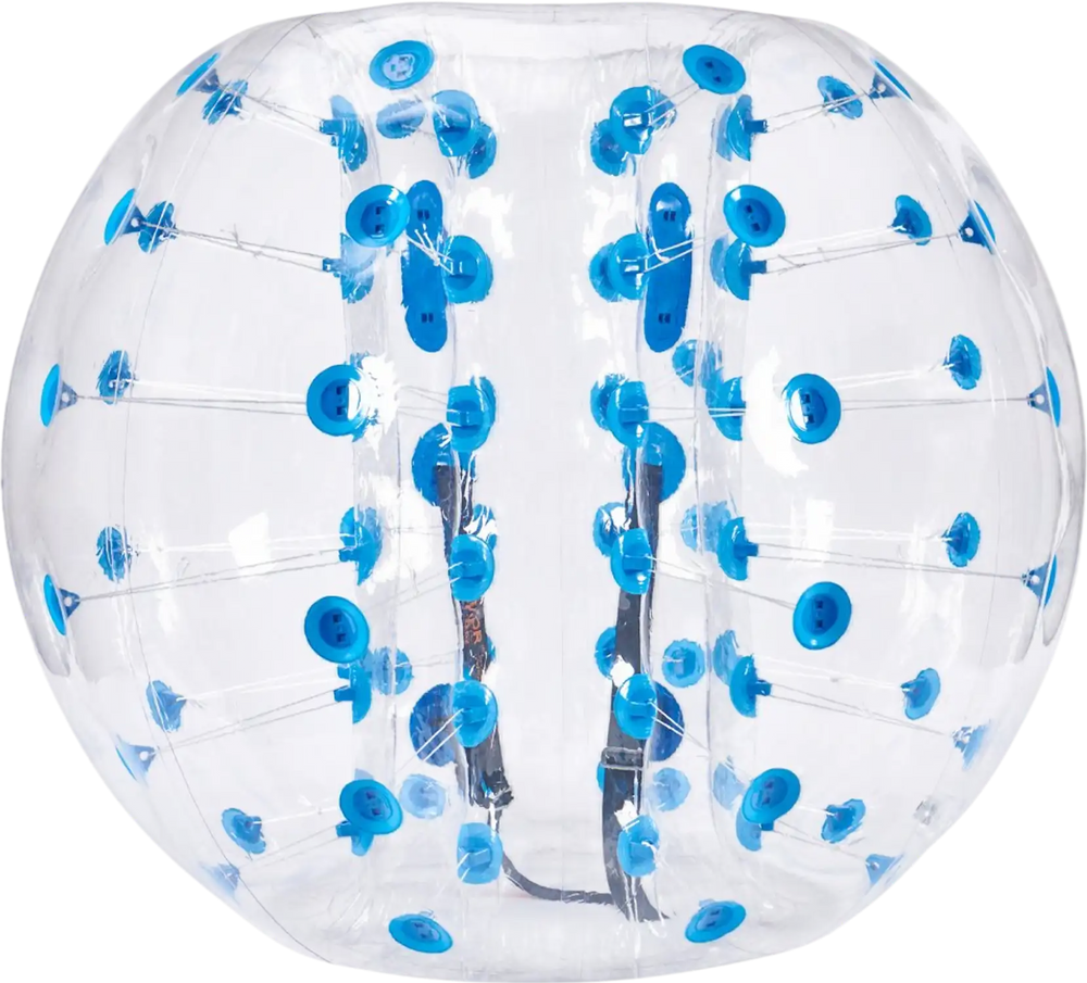 VEVOR Inflatable Bumper Ball 1-Pack, 5FT/1.5M Body Sumo Zorb Balls for Teen & Adult, 0.8mm Thick PVC Human Hamster Bubble Balls for Outdoor Team Gaming Play, Bumper Bopper Toys for Garden, Yard, Park
