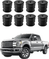 VEVOR Body Mount Bushing Kit, Compatible with 2008-2016 F250 F350 Super Duty, 64 PCS Silicone Body Mount Kit, Quick Replacement, Durable Components for Improving Bumpy Driving Performance, Black