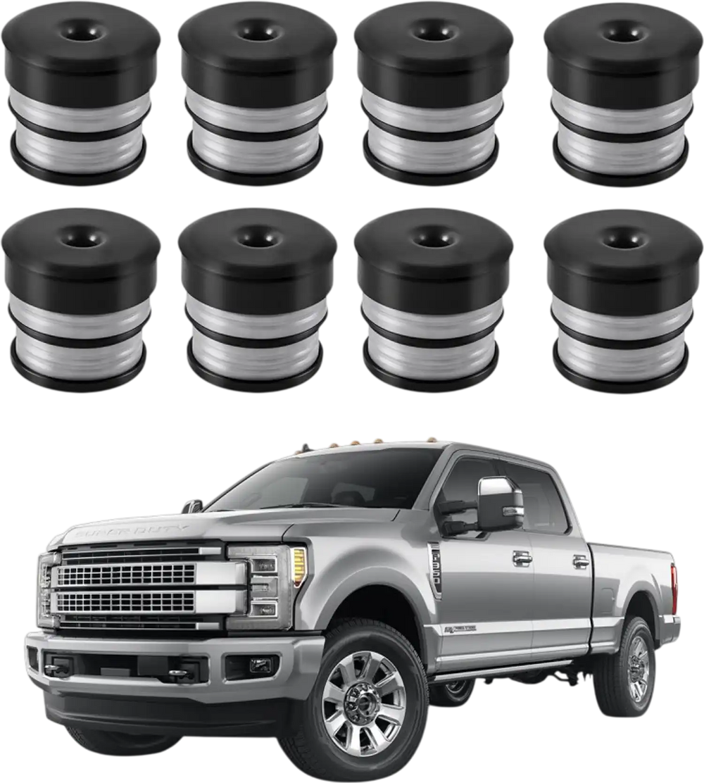 VEVOR Body Mount Bushing Kit, Compatible with 2008-2016 F250 F350 Super Duty, 64 PCS Silicone Body Mount Kit, Quick Replacement, Durable Components for Improving Bumpy Driving Performance, Gray