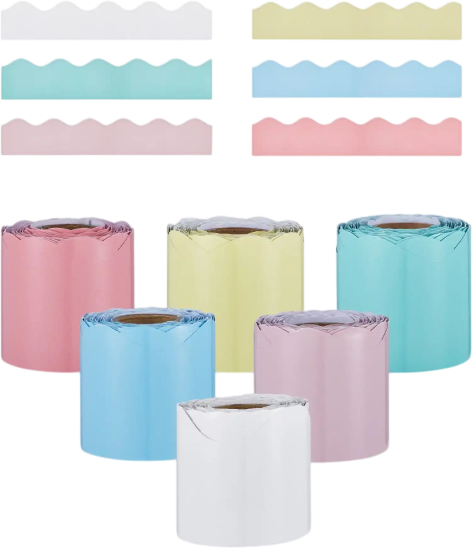Vevor Bulletin Board Borders Scalloped Border Trim 32.8' x 2.3
