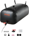 VEVOR Water Storage Bladder, 30 Gal Collapsible Water Storage Bag, Wear-Resistant 1000D PVC Soft Waters Bag, Leakproof Camping Tank Containers for Garden Irrigation RV Emergency Use, Black