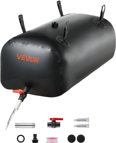 Vevor Water Storage Bladder 30 Gal Collapsible PVC Water Bag New
