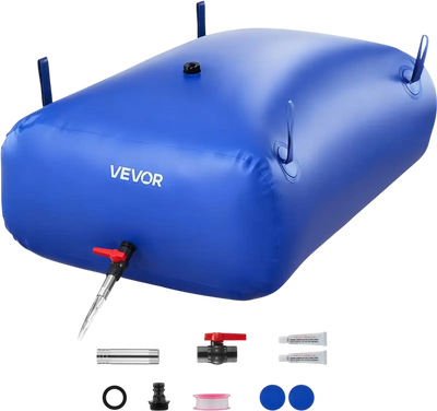 Vevor Water Storage Bladder 87.2 Gal Collapsible Water Bag New