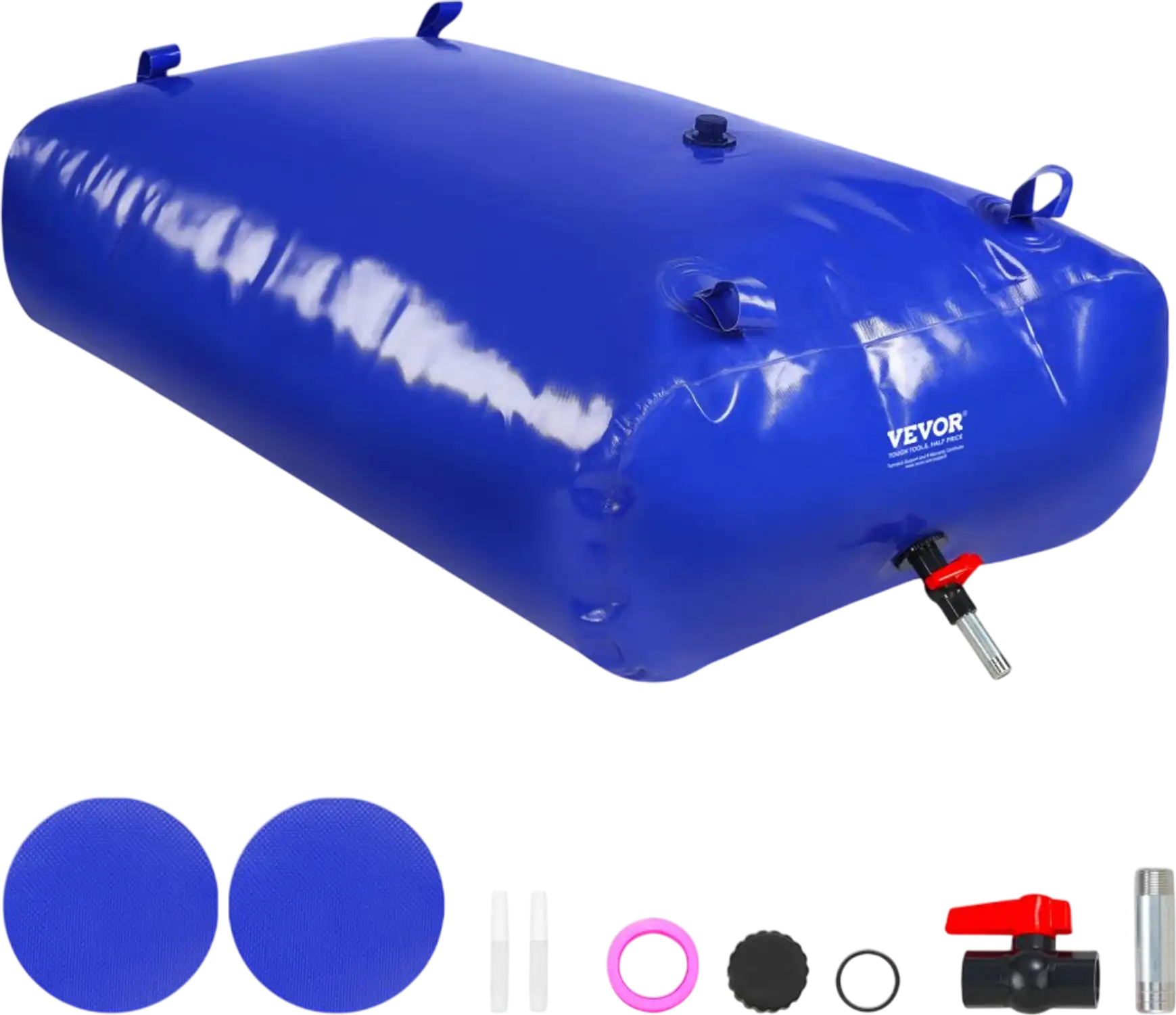 Vevor Water Storage Bladder 142.7 Gallon Collapsible PVC Water Tank New