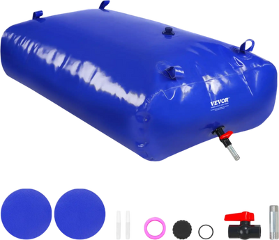 Vevor Water Storage Bladder 142.7 Gallon Collapsible PVC Water Tank New
