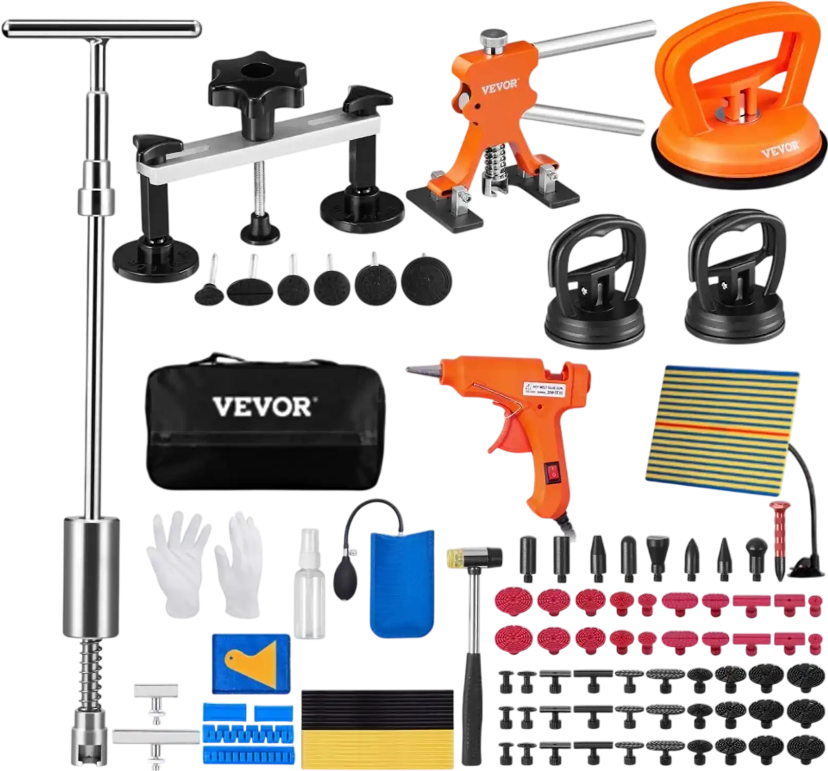 Vevor Dent Repair Kit 107-Piece Paintless Dent Removal Tool Set New