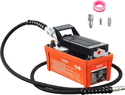 VEVOR Air Hydraulic Pump, 10,000 PSI 1/2 Gal Reservoir, NPT 3/8