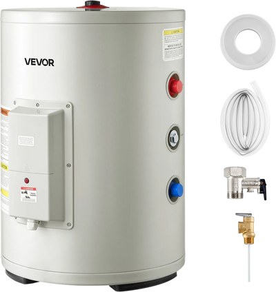 Vevor Electric Water Heater 12 Gal. Tank Point-of-Use 1600W 120V New