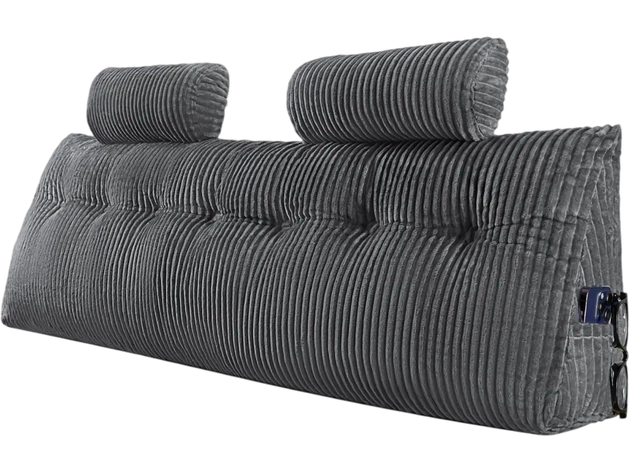 Vevor Headboard Pillow King Size Wedge with 2 Side Pockets and 2 Headrests New