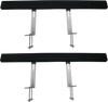 VEVOR Boat Trailer Guide-ons, 48", 2 PCS Rustproof Steel Trailer Guide ons, Trailer Guides with Carpet-Padded Boards, Mounting Parts Included, for Ski Boat, Fishing Boat or Sailboat Trailer