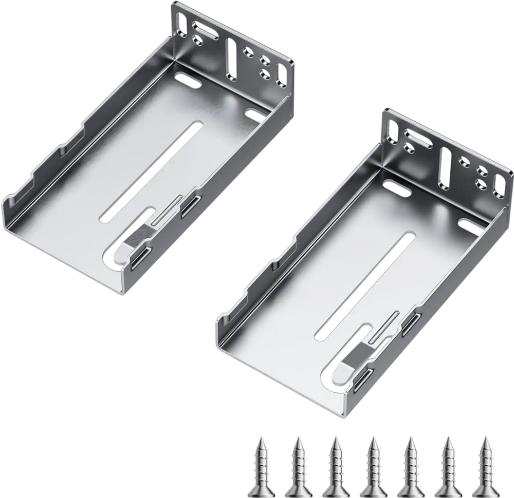 VEVOR Drawer Slides Brackets, 10 Pairs Drawer Rails for 100 LBS Side Mount Ball Bearing Rail, Heavy Duty Cabinet Drawer Bracket for Dresser Drawer Track Runners, Kitchen Replacement Part for DIY