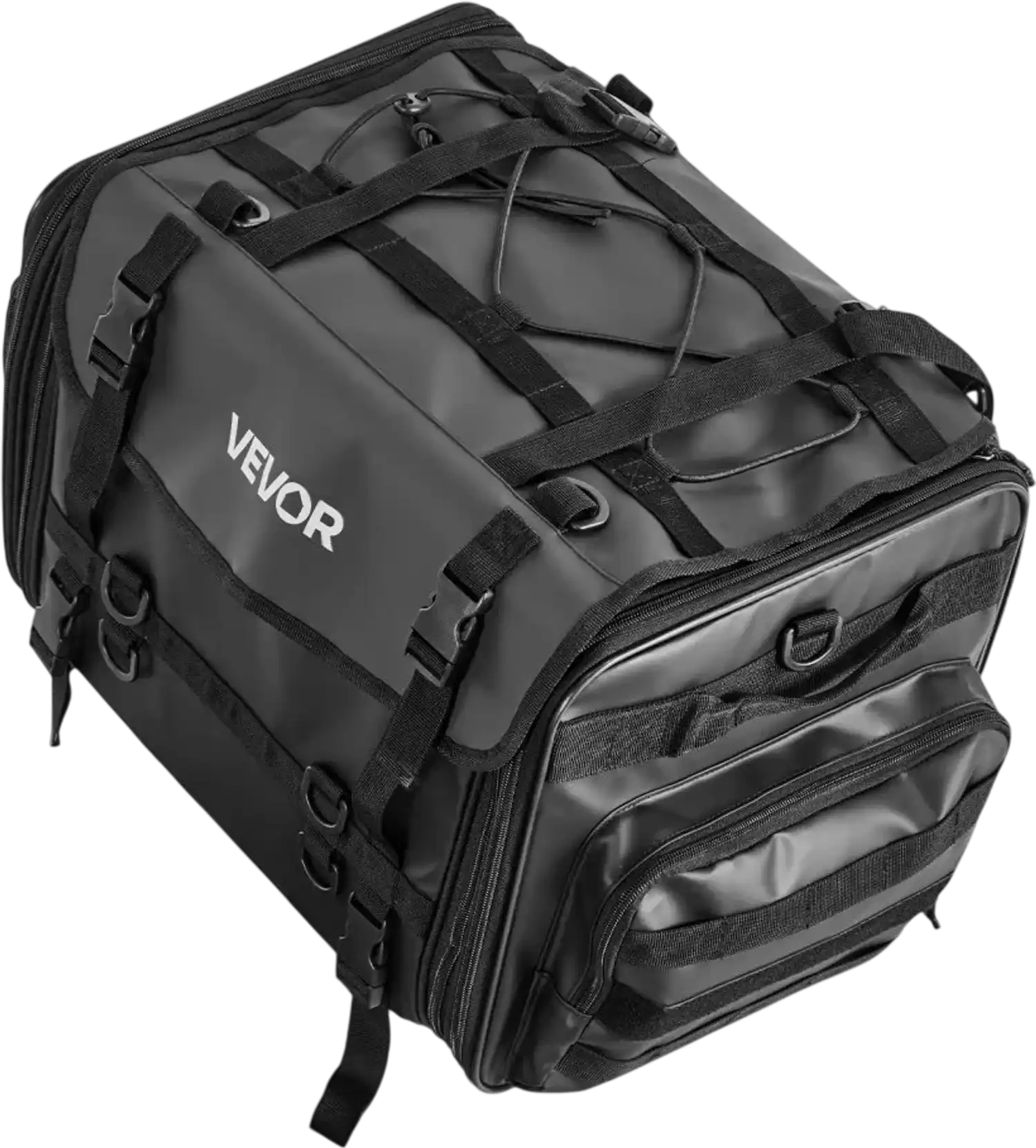 Vevor Motorcycle Tail Bag Waterproof Expandable 40-60 L Rear Seat Storage Bag New