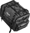 VEVOR Motorcycle Tail Bag, 40-60 L Expandable Motorcycle Rear Seat Bag with Waterproof Rain Cover, Foldable Outdoor Sports Motorbike Luggage Storage with Shoulder Straps, Pocket & Elastic Cord, Black