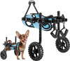 VEVOR Dog Wheelchair for Back Legs, Adjustable 2 Wheels Pet Wheelchair, Lightweight  Dog Cart with Shock-Absorbing Wheels, Mobility Support Wheel Chair for Disabled Injured Dogs up to 22lbs , X-Small