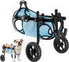 VEVOR Dog Wheelchair for Back Legs, Adjustable 2 Wheels Pet Wheelchair, Lightweight  Dog Cart with Shock-Absorbing Wheels, Mobility Support Wheel Chair for Disabled Injured Dogs up to 33lbs, Medium