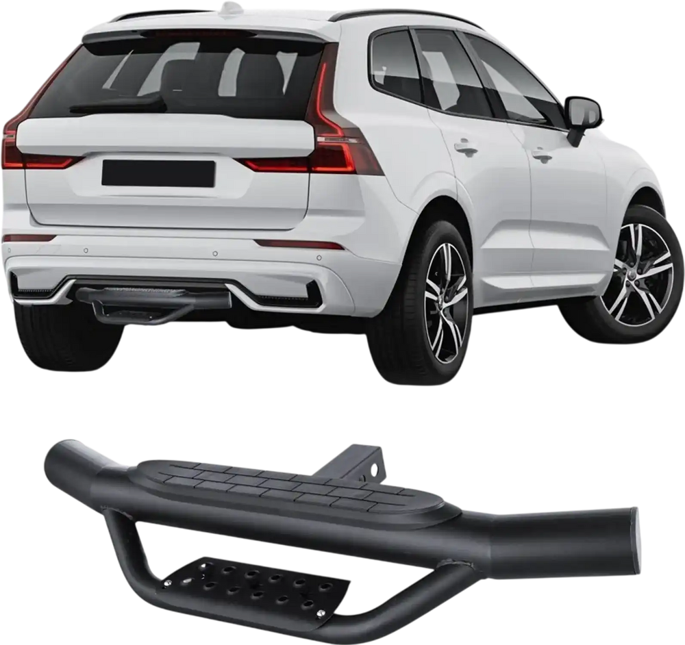 VEVOR Hitch Step for 2 Inch Receiver, Strong Steel Construction with 350 LBS Load Capacity, Rear Bumper Guard Protector with Pin Lock, Universal Fit for Truck, SUV, Pickup, Trailer