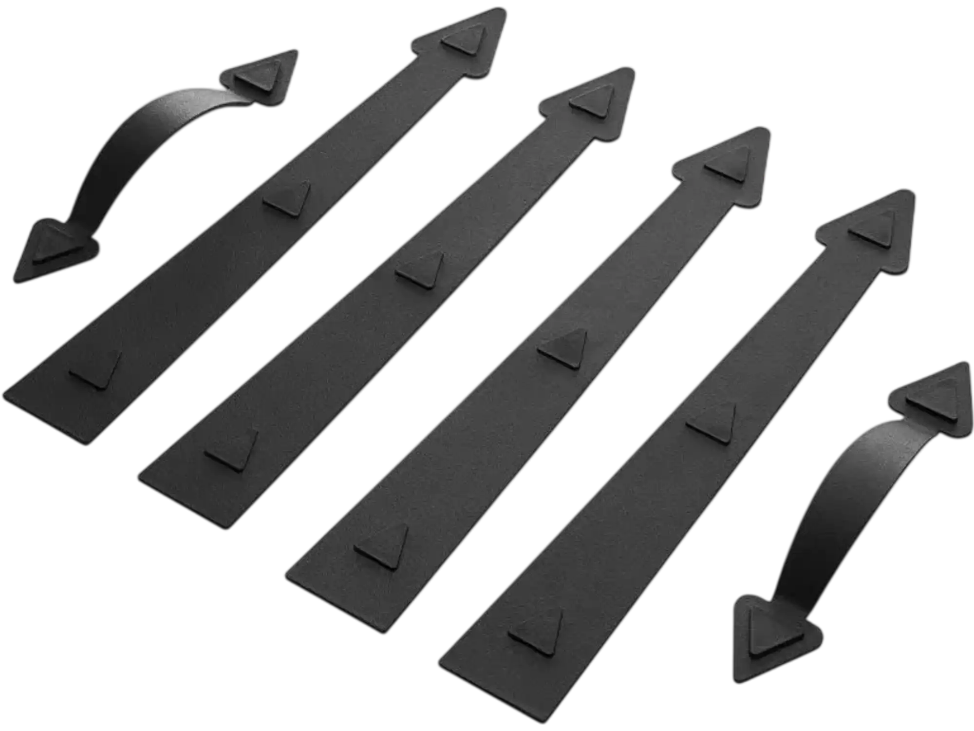 Vevor Garage Door Hardware Kit Decorative Magnetic Handles Hinges Black New