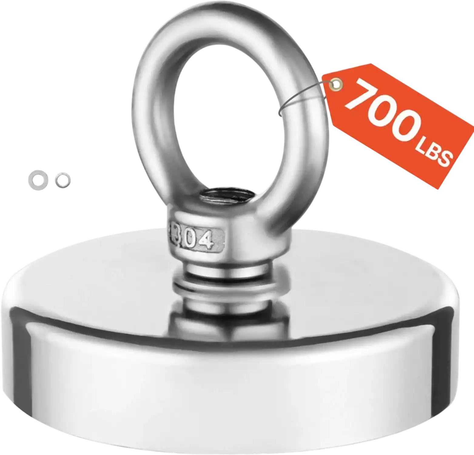 Vevor Fishing Magnet 700 lbs Neodymium Rare Earth Retrieval Magnet New